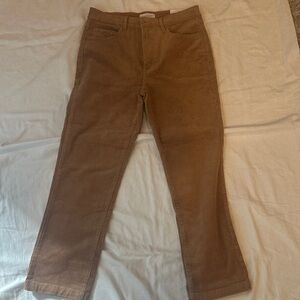 NWT LOFT Straight Corduroy Ankle Pants